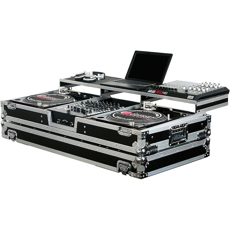 Odyssey FZGSPDJ12W Universal Turntable DJ Coffin with Wheels