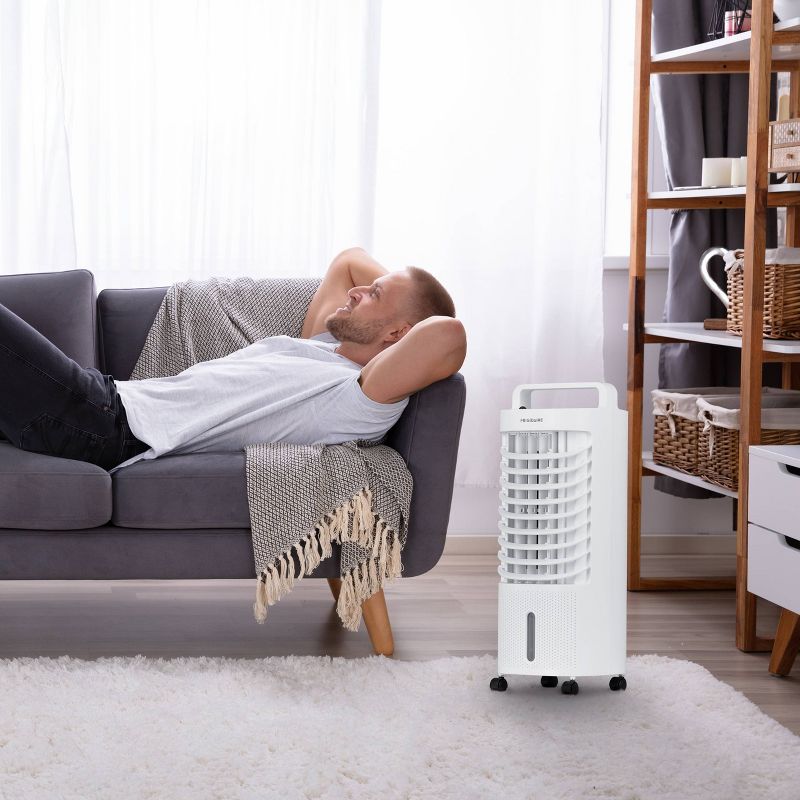 Frigidaire 2-in-1 175 CFM Oscillating Evaporative Air Cooler and Fan White