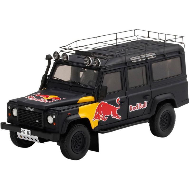 Land Rover Defender Black "Red Bull LUKA" Promotional Vehicle 1/43 Model Car by True Scale Miniatures