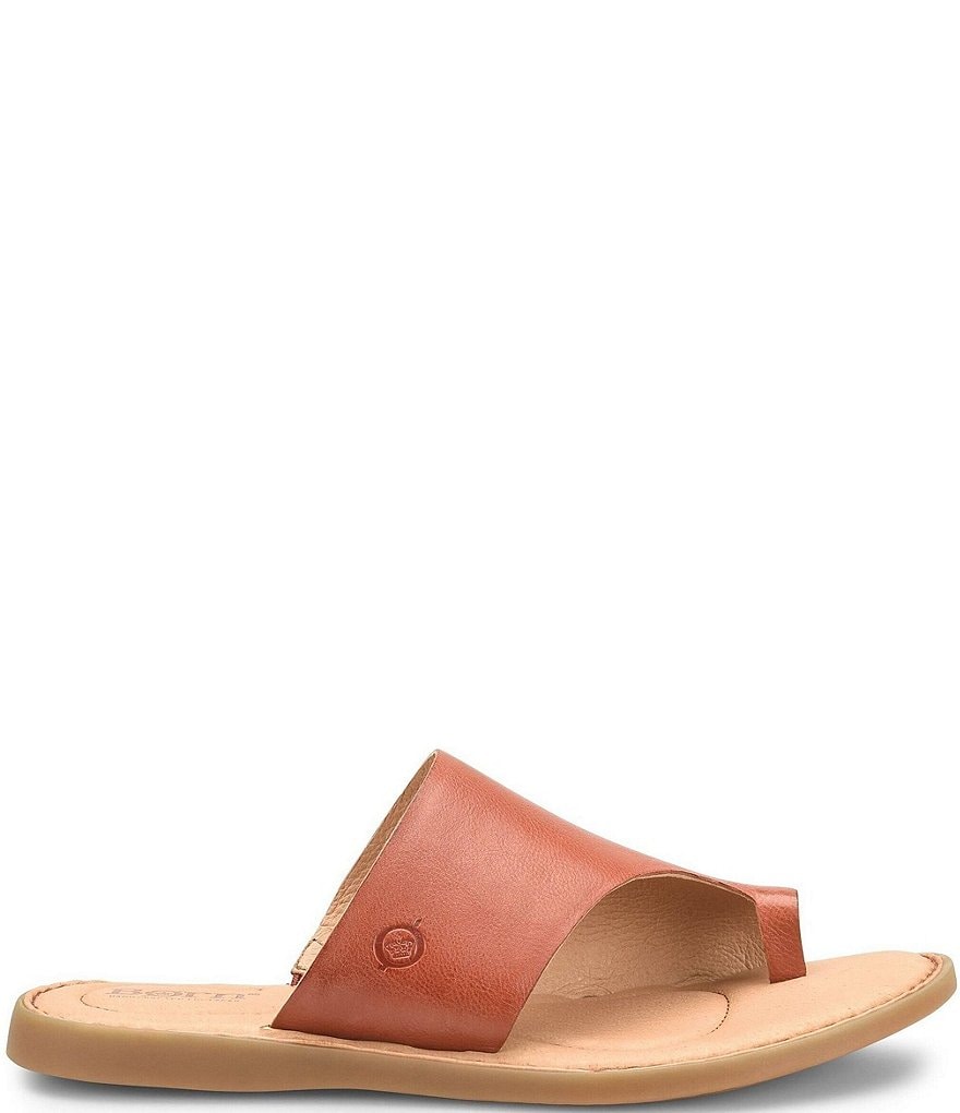 Born Inti Leather Toe Ring Sandals