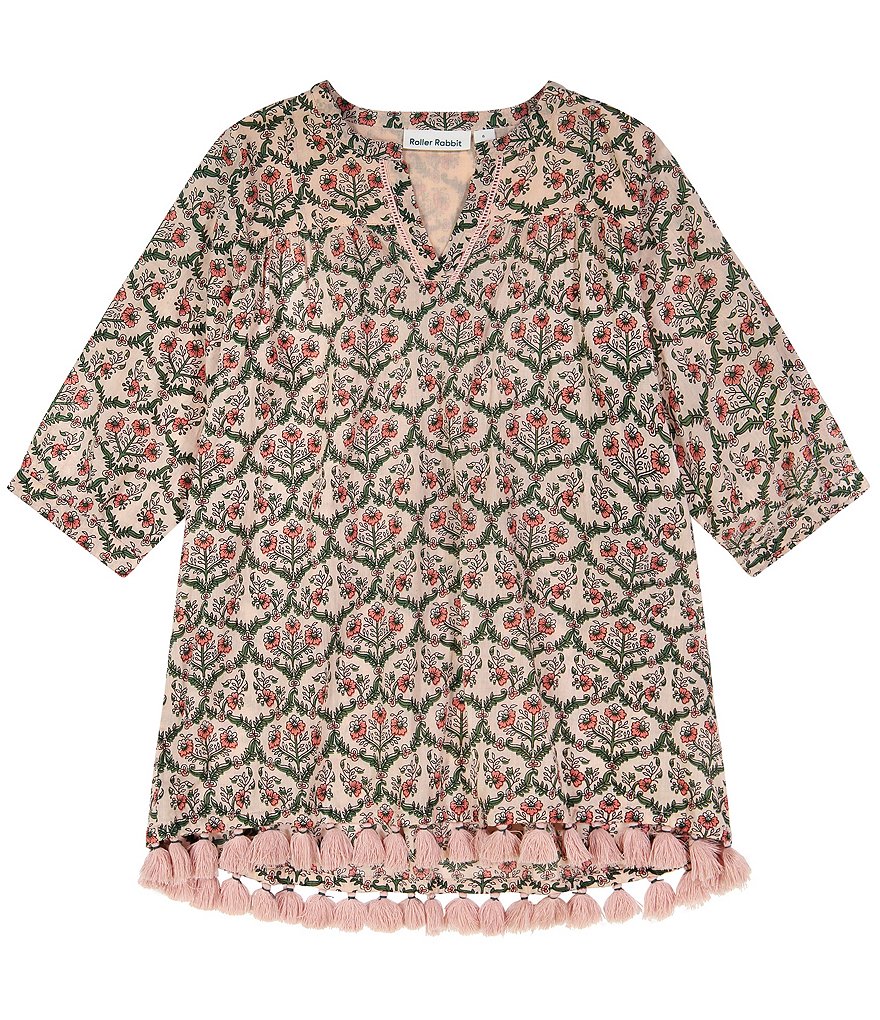 Roller Rabbit Baby Girls 12-24 Months Hampton Floral Print Woven Top