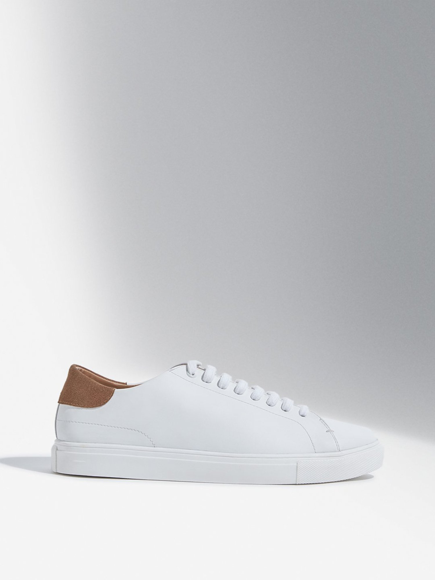 SOLEPLAY by Westside White Lace-Up Sneakers