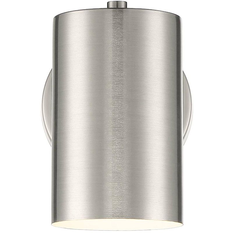 360 Lighting Carla Brushed Nickel Down-Light Hardwire Wall Lamp