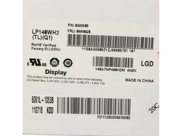 Optronics B140xtn033 Replacement LAPTOP LCD Screen 140 WXGA HD LED DIODE Substitute Only Not a 30 PIN