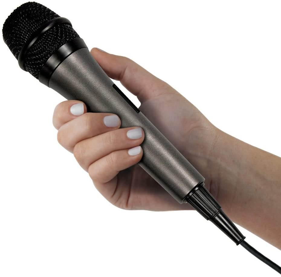 Unidirectional Dynamic Microphone with 10 Ft. Cord,Black