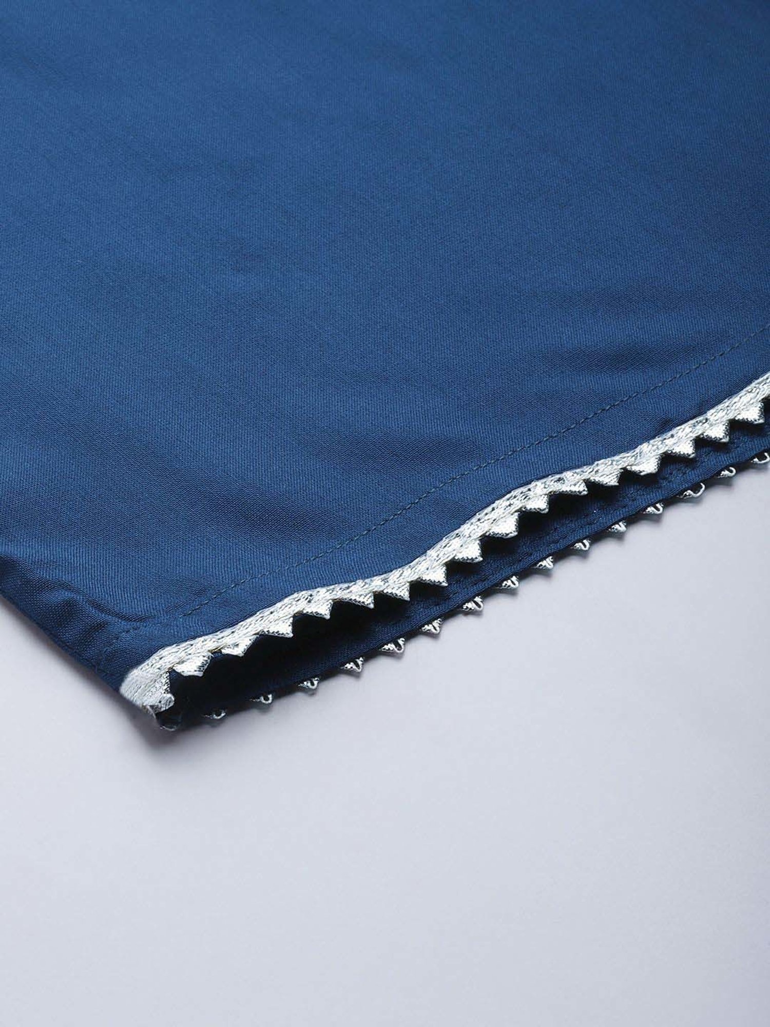 Libas Blue Embroidered Kurta Palazzo Set With Dupatta