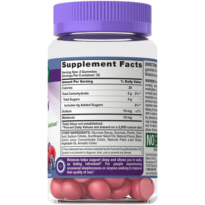 Nature's Truth Melatonin 10mg Gummies - 70ct