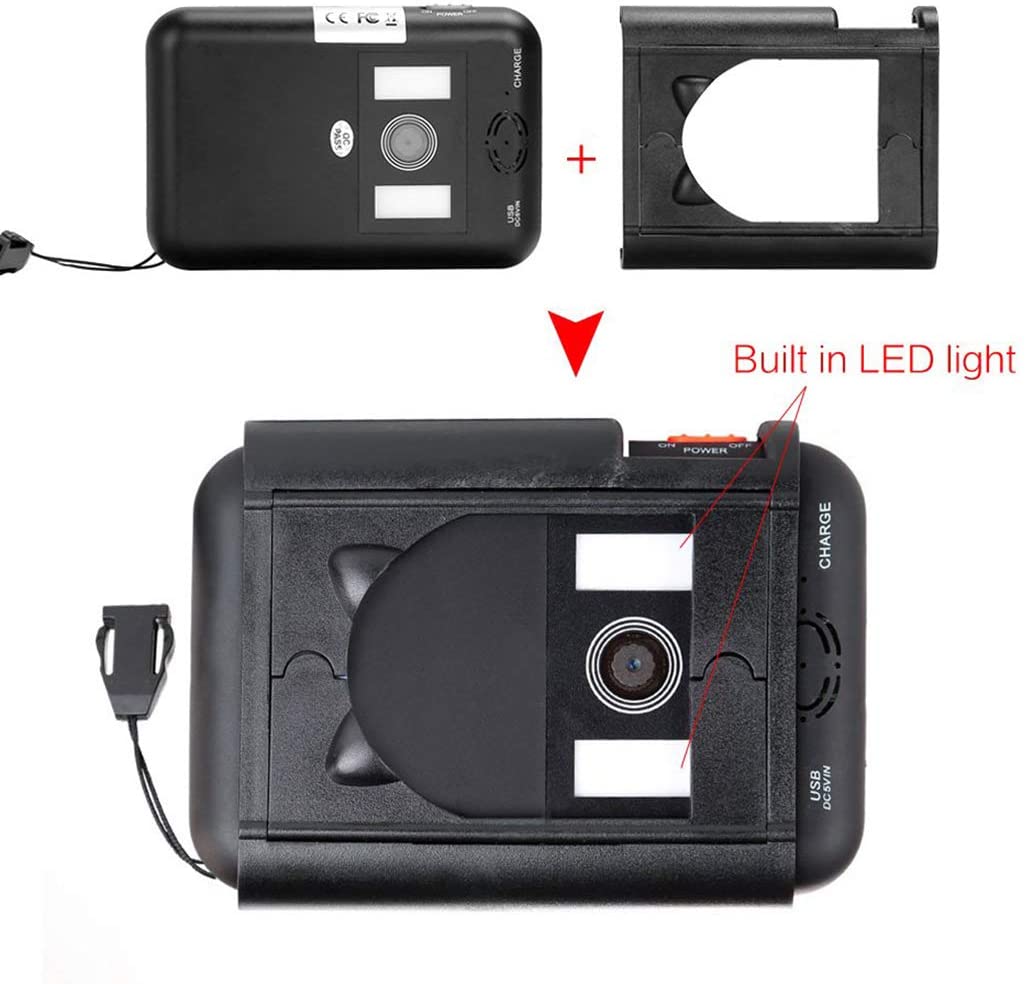 3.5 inch LCD Portable Video Digital Magnifier Electronic Reading Aid for Low Vision - Ideal Aide for Writing, Viewing Maps, Books - Handheld Digital Tool, Magnification 2X,4X,6X,8X,12X,16X,24X,32X