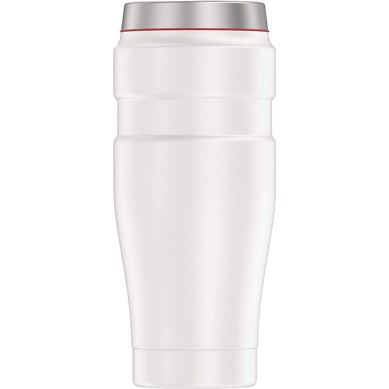 THERMOS Stainless King SK1005 Vacuum-Insulated Travel Tumbler, 16 Ounce White