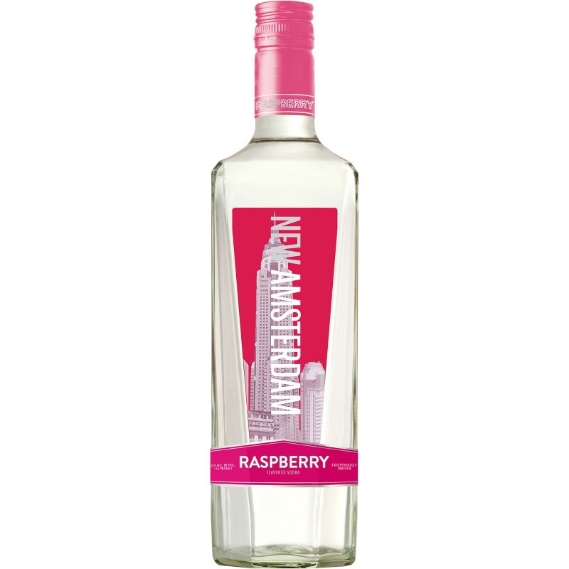 New Amsterdam Raspberry Flavored Vodka - 750ml Bottle