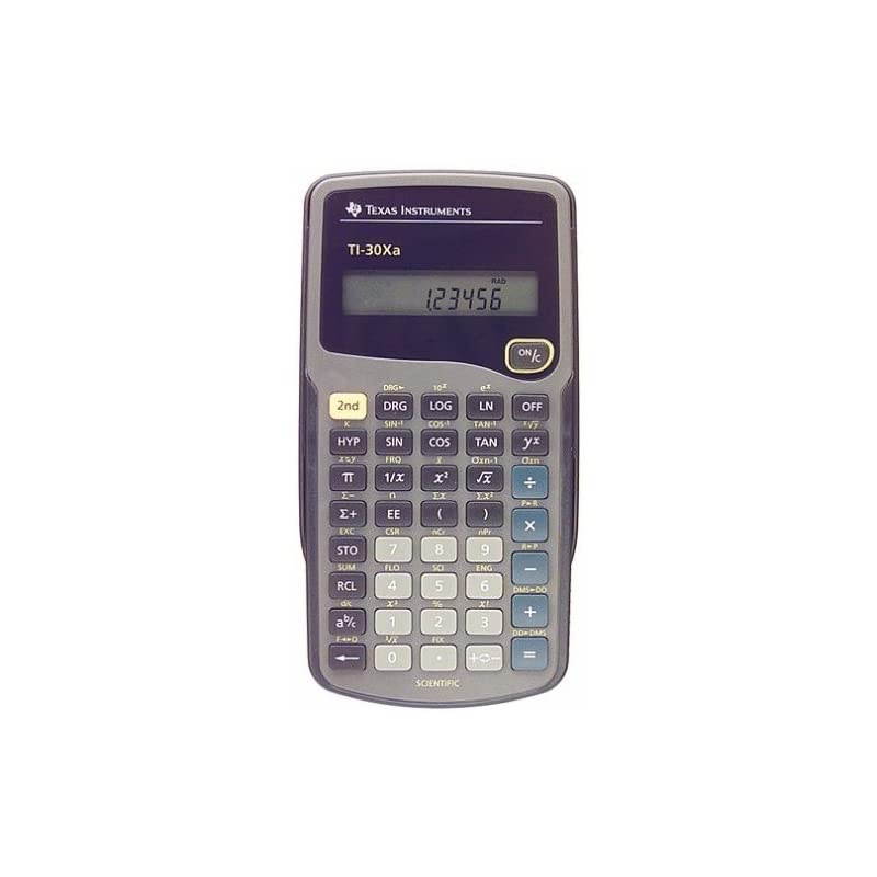 Ti-30Xa Scientific Calculator, 10-Digit Lcd, Case of 2
