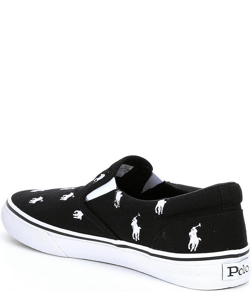 Polo Ralph Lauren Men's Thompson Logo Printed Slip-On Sneakers