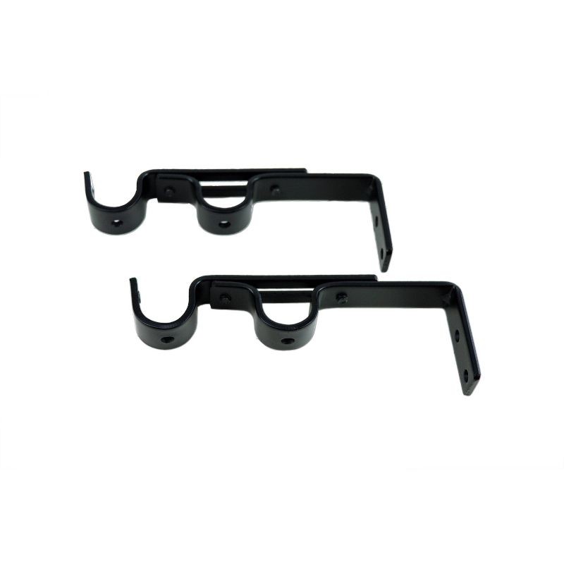 Loft by Umbra 36"-66" Soft Square Curtain Rod Set Oil Rubbed Bronze