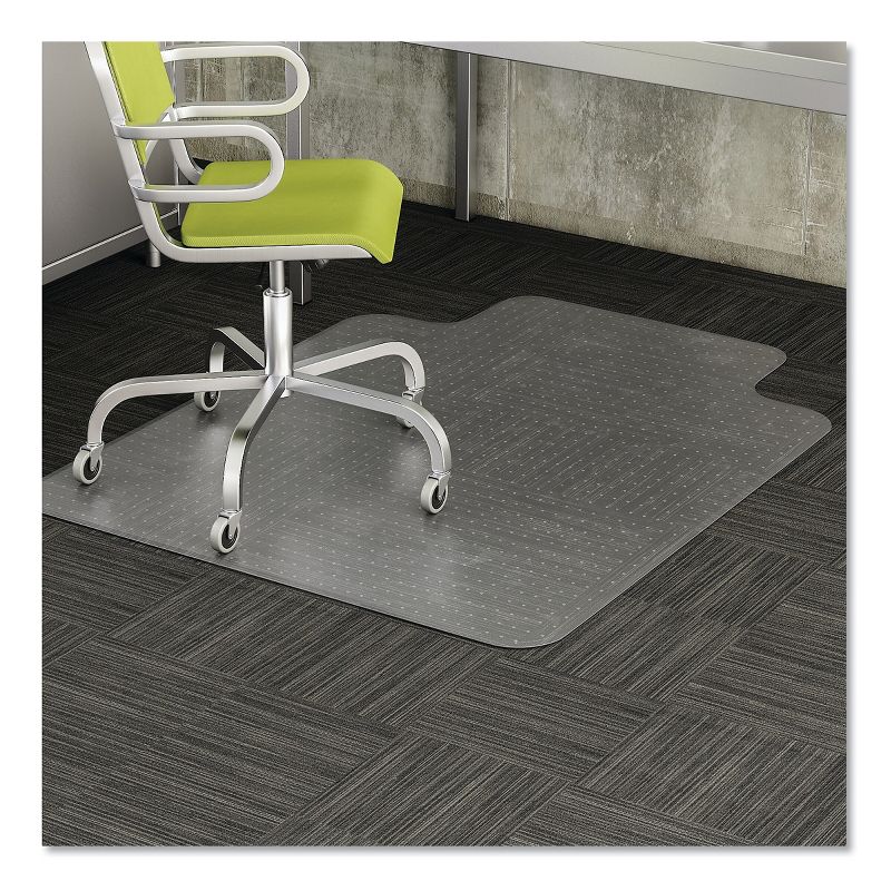3'x4' Rectangle Solid Floor Mat Clear - Deflecto