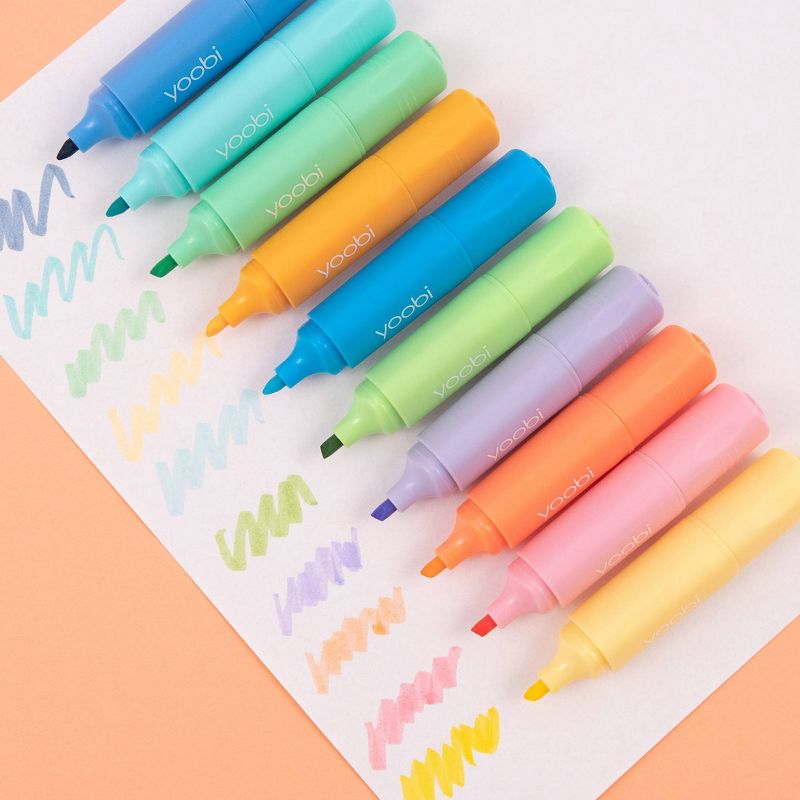 40ct Highlighter Set Fine Point Assorted Colors - Yoobi™