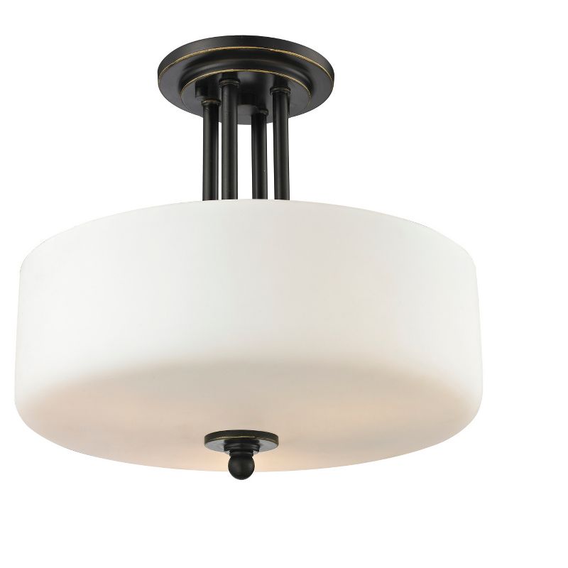 12" Ceiling Light Semi-Flush Mount Olde Bronze - Z-Lite