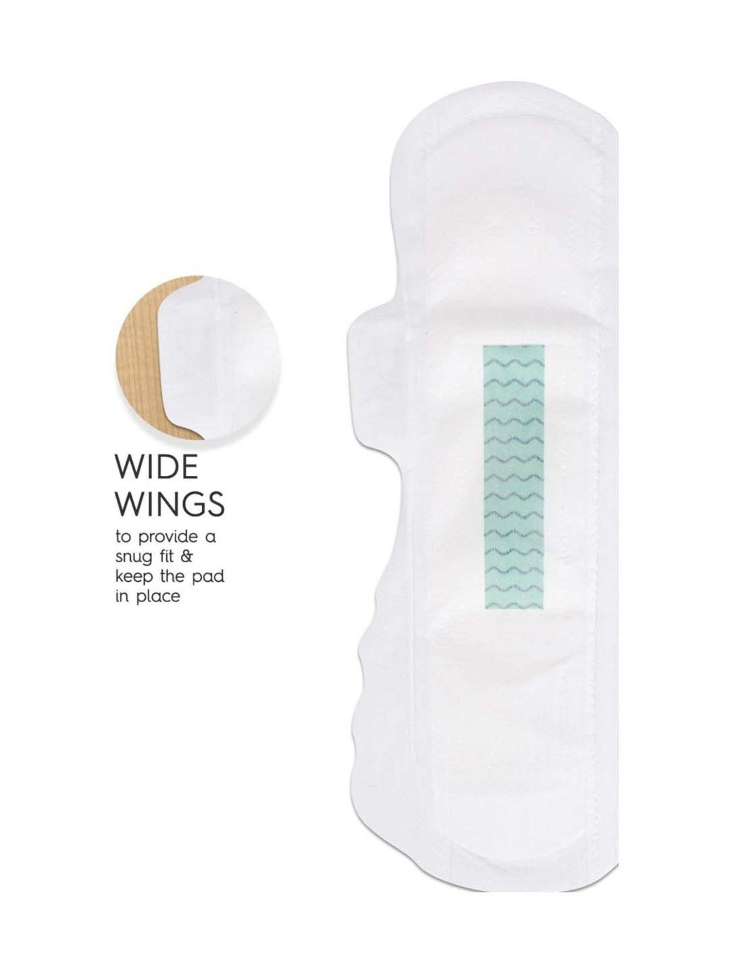 Clovia Botaniqa Sanitary 10 Pads XXXL for Overnight Usage - 410 mm