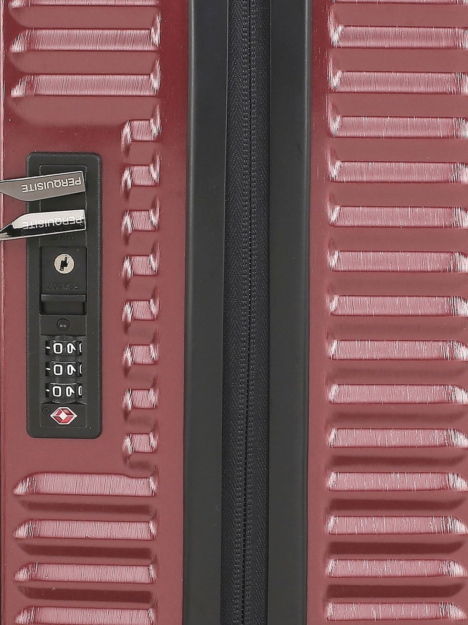 Perquisite Y2K Luxe Range Wine Red Hard 20" Cabin Luggage