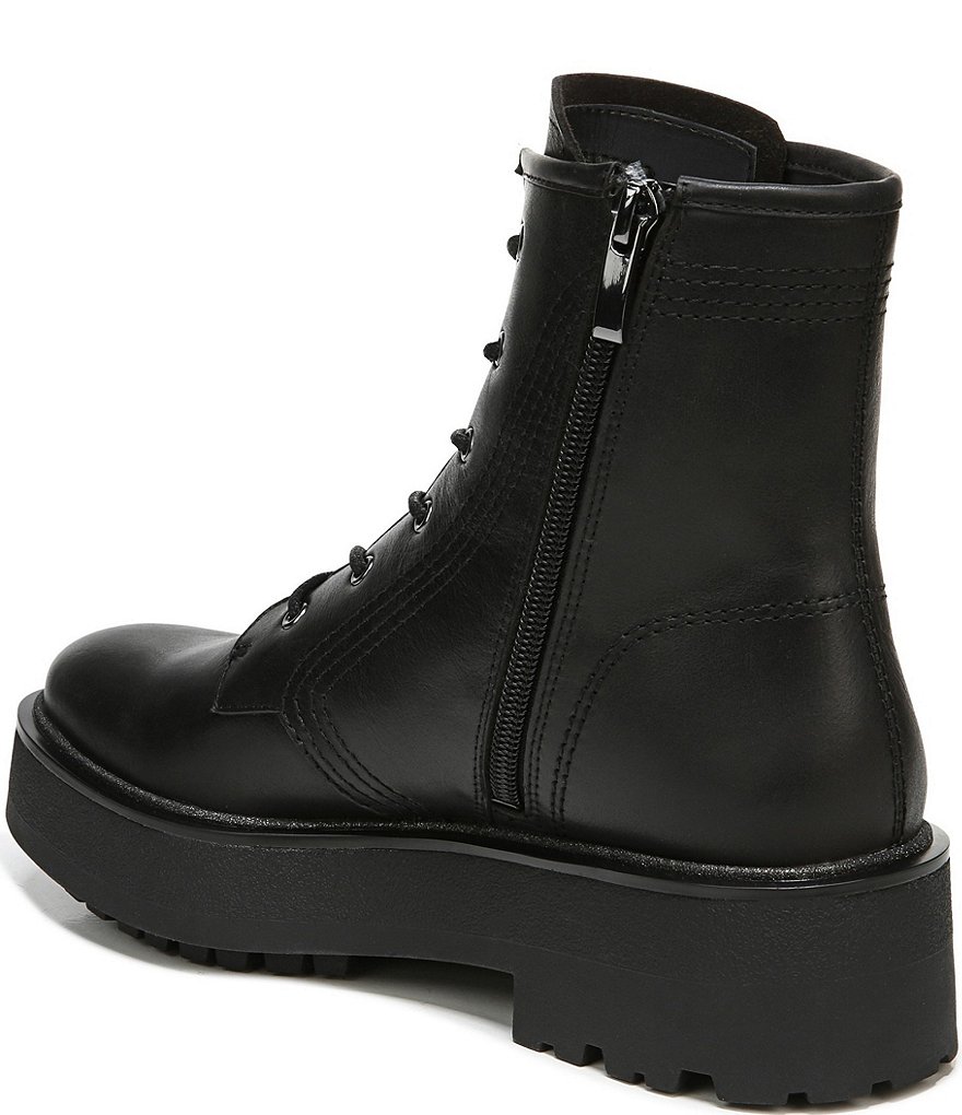 Franco Sarto Jensine Leather Combat Booties