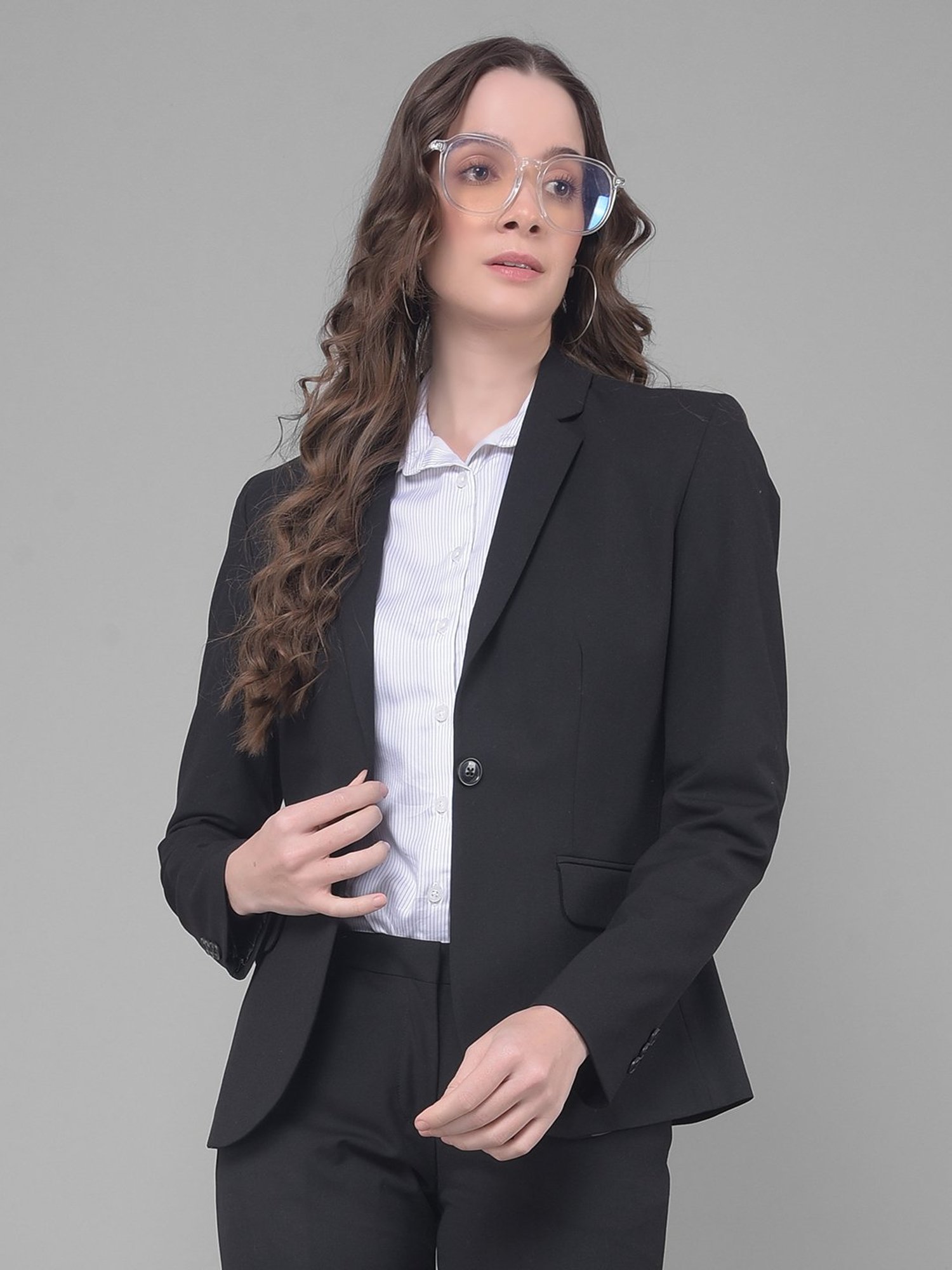 Crimsoune Club Black Slim Fit Blazer