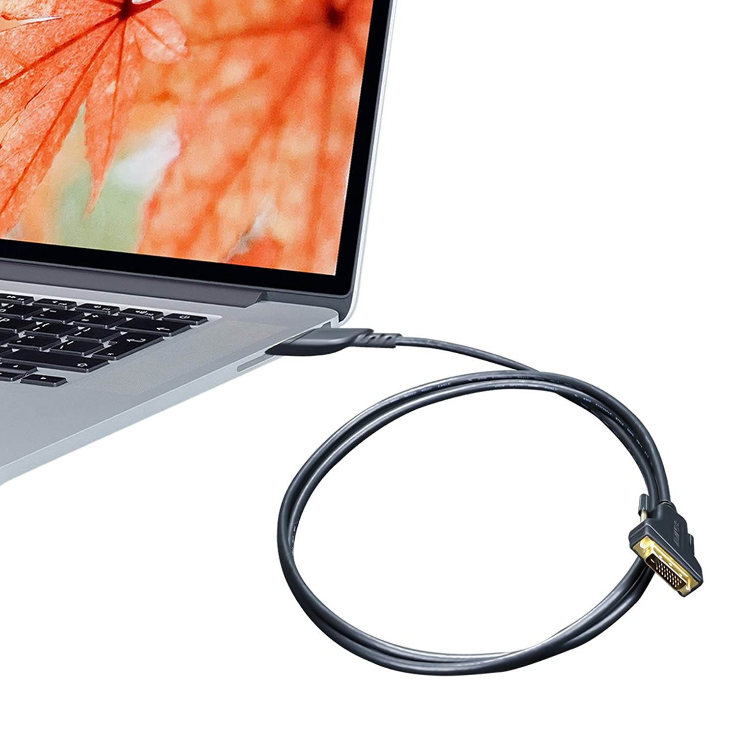 HDMI to DVI, Benfei HDMI to DVI Cable Bi Directional DVI-D 24+1 Male to HDMI Male High Speed Adapter Cable Support 1080P Full HD Compatible for Raspberry Pi, Roku, Xbox One, PS4 PS3, Graphics Card