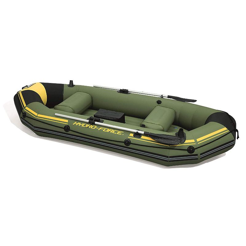 Intex Explorer 200 Inflatable 2 Person River Boat Raft Set with 2 Oars & Pump