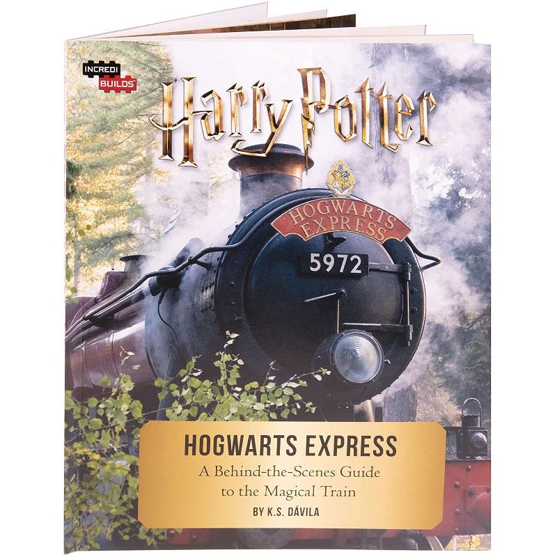 Incredibuilds Harry Potter Hogwarts Express Book & Wood Model Figure Kit
