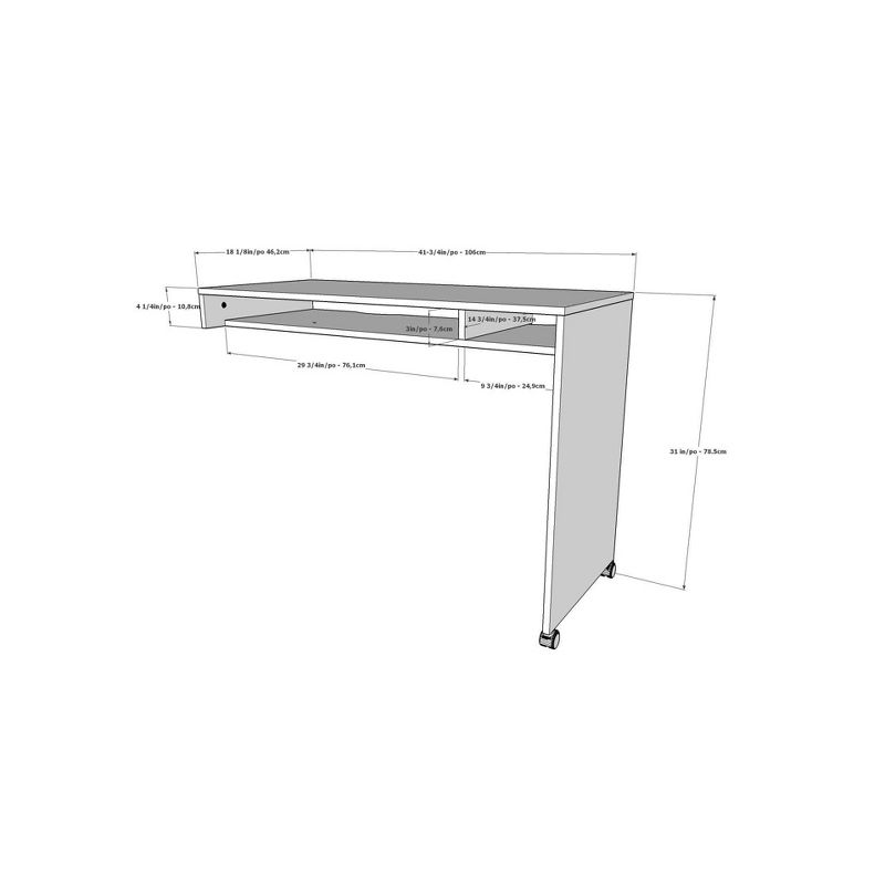 3pc Soho Study Set White - Buylateral