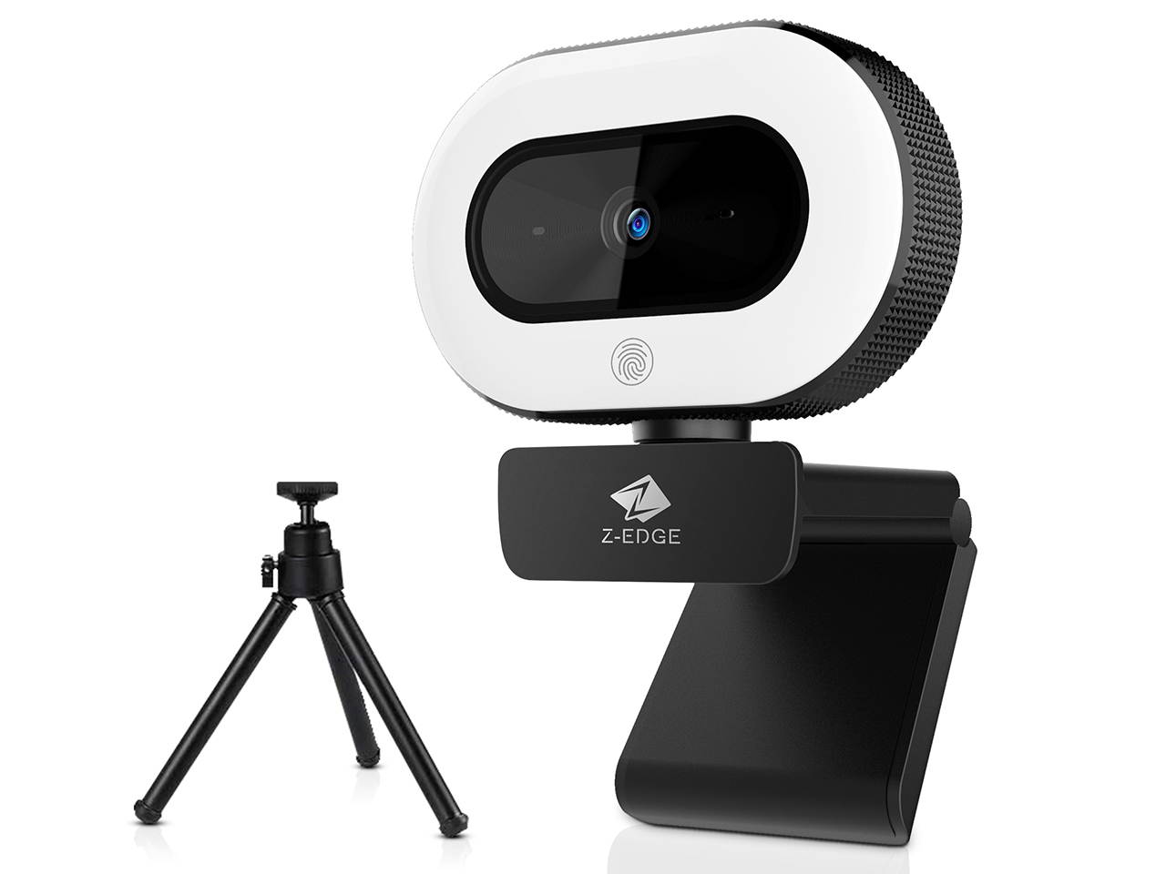 Z-EDGE ZW511 Full HD 1080P Webcam Auto Focus Web Camera for PC/Desktop/Laptop, Built-in Dual Stereo Microphone, Plug & Play, Compatible with Windows/Android/MAC OS