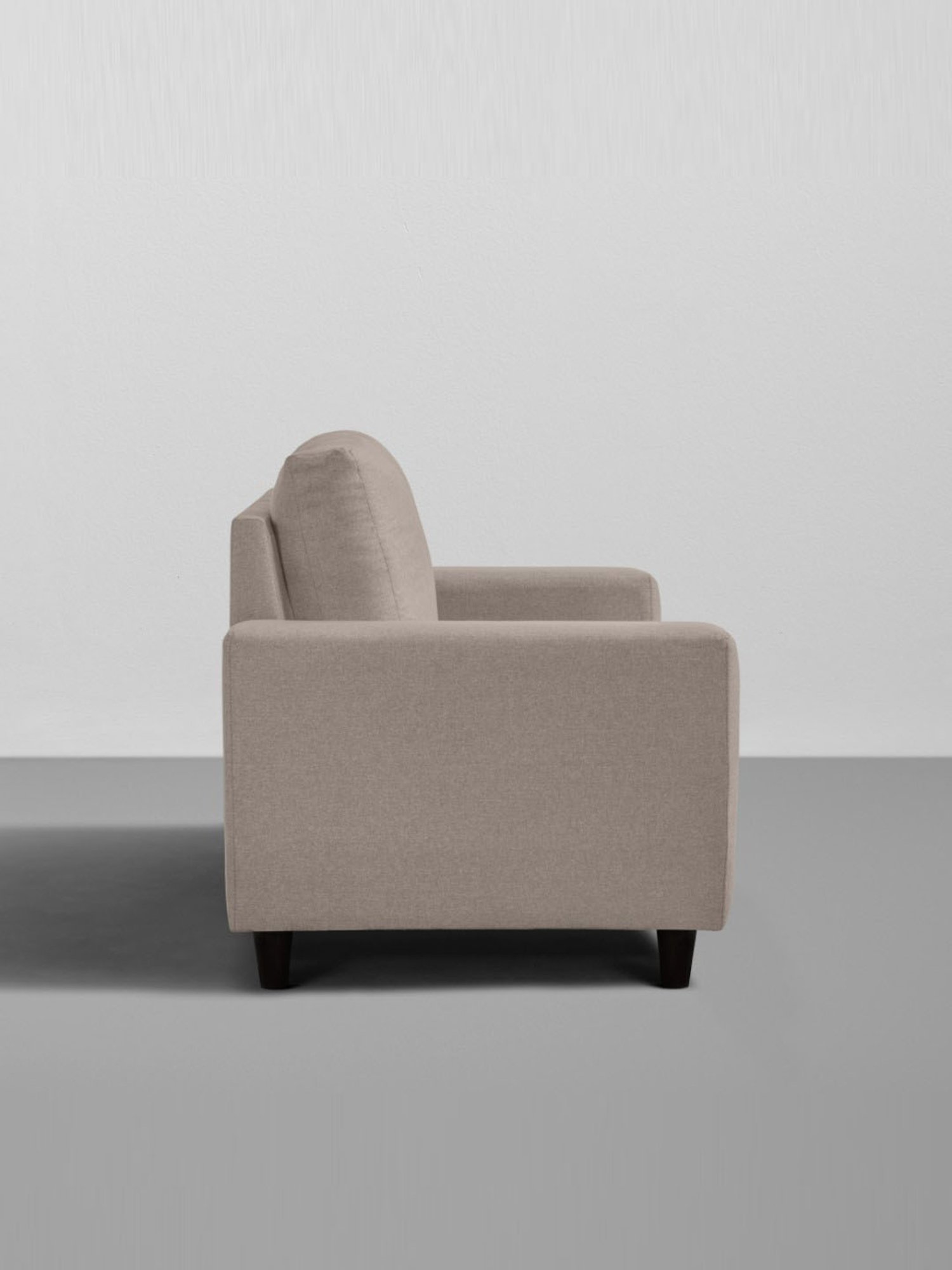 Sleepyhead Bae Pebble Brown Fabric 2 Seater Sofa