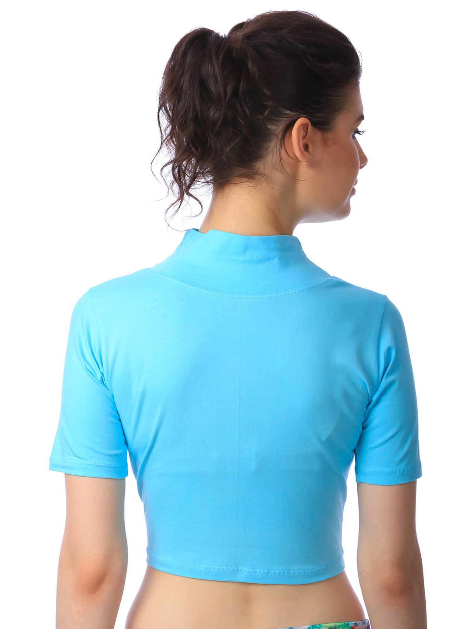 Scorpius Sky Blue Crop Top