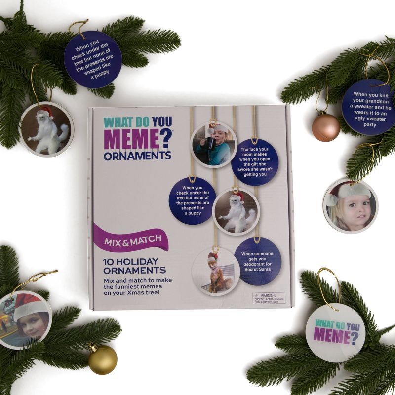 What Do You Meme? Game Ornaments