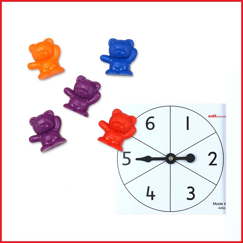 Edx Education Counting Bears with Matching Bowls - 68pc Set