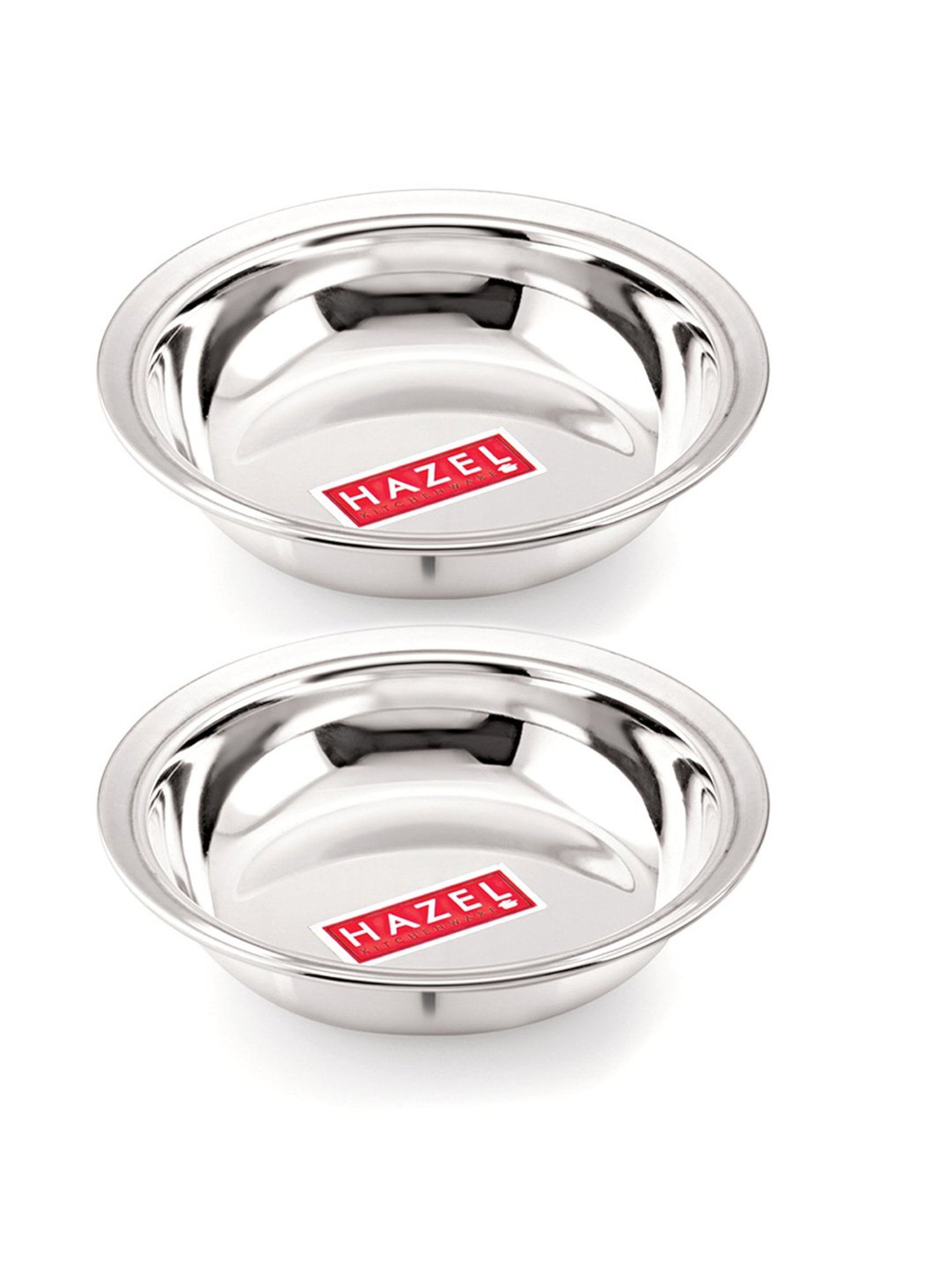 HAZEL Silver Stainless Steel 0.6L Mixing Pot - Set of 2