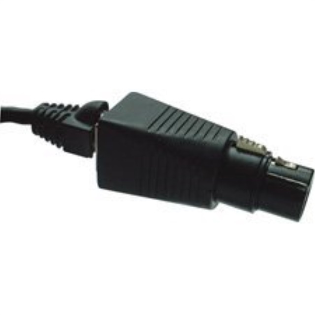 tecnec dmx-5xf-cat5 5-pin xlr female to rj45 adapter