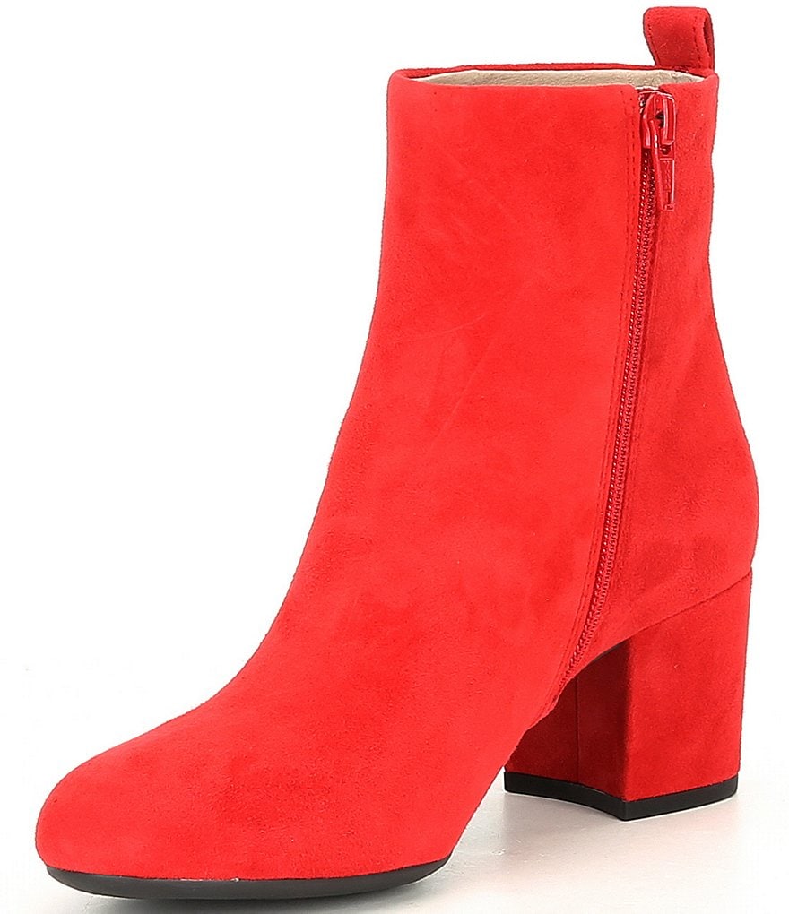Gianni Bini Jaydennn Suede Block Heel Booties