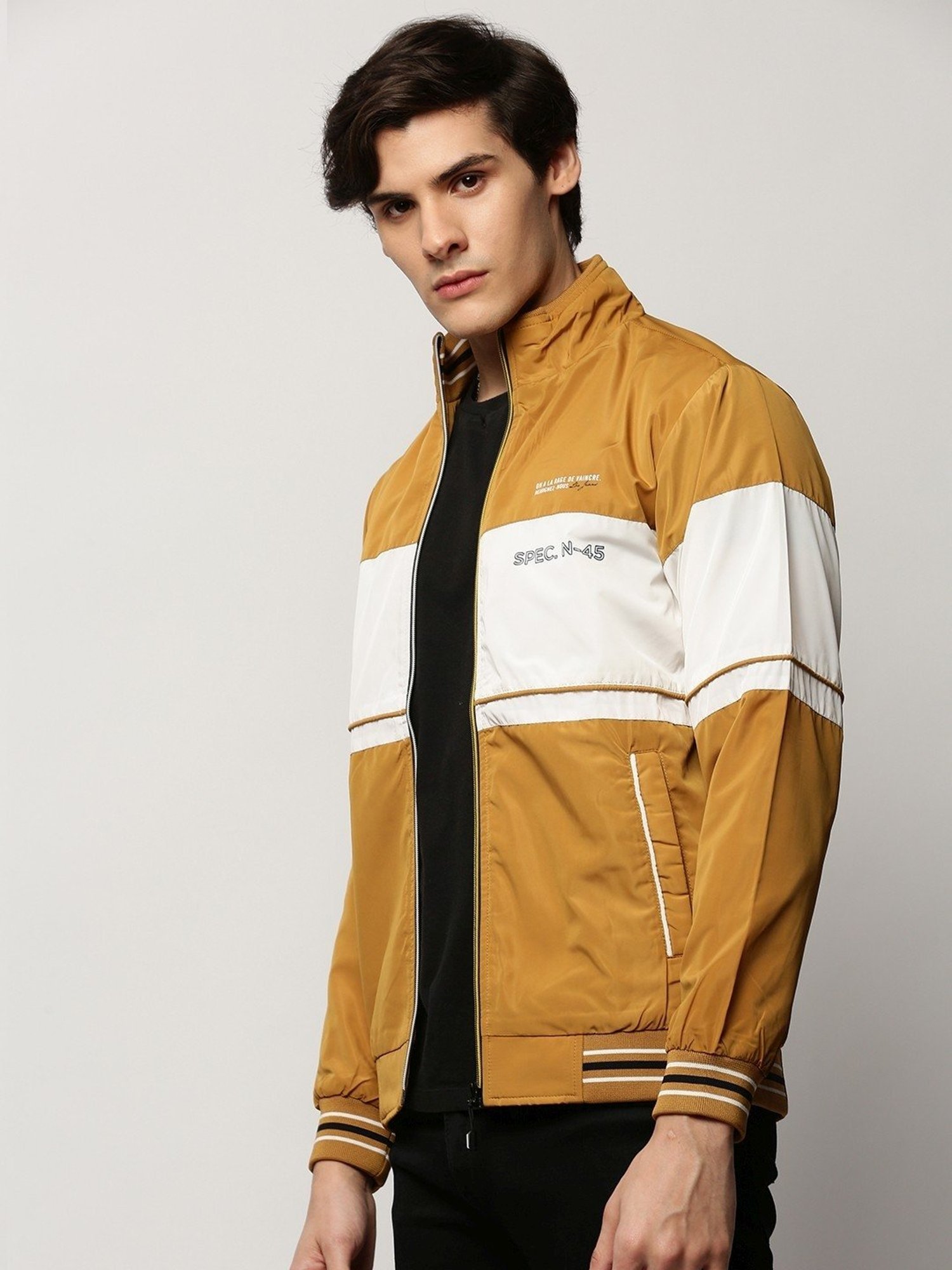 Hummel Grey Regular Fit Bomber Jacket