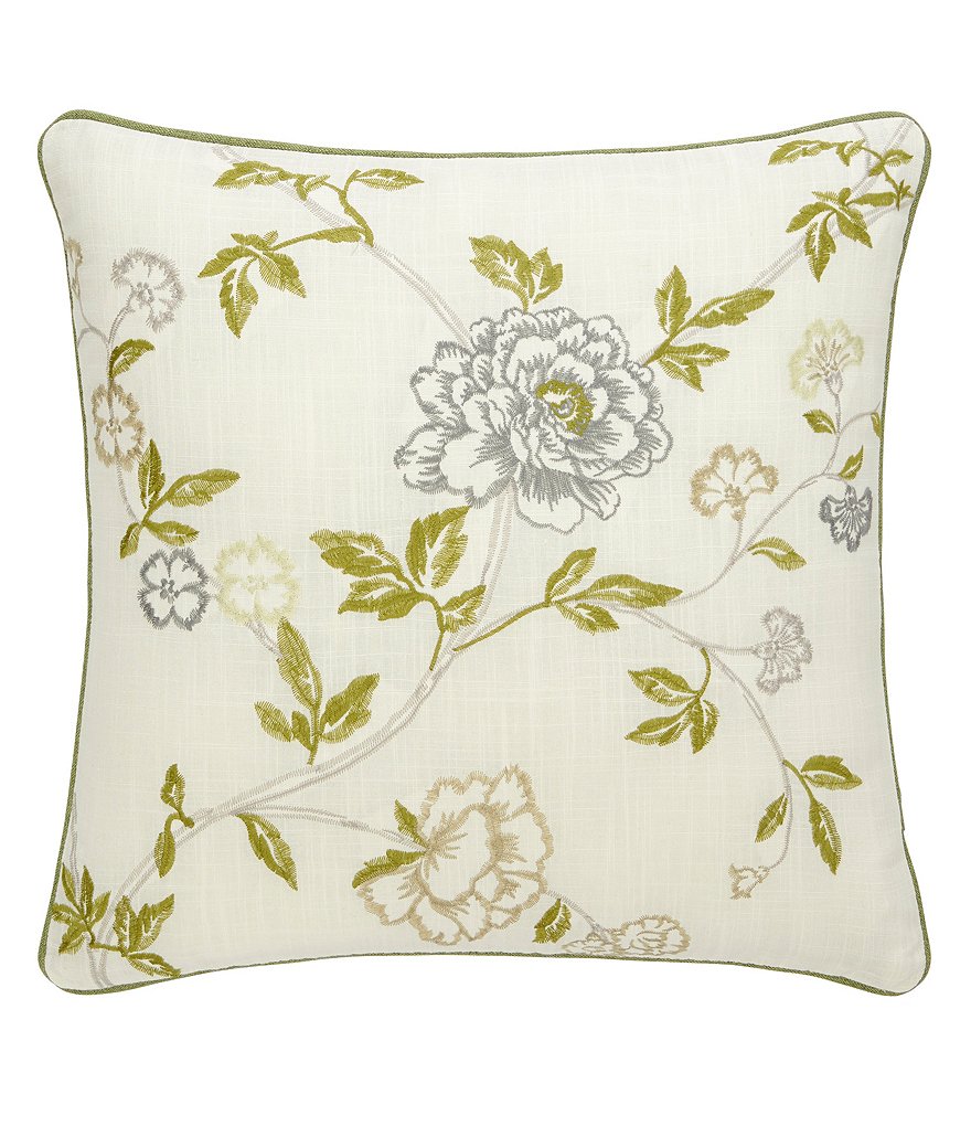 Rose Tree Gwyneth Floral Reversible Square Pillow