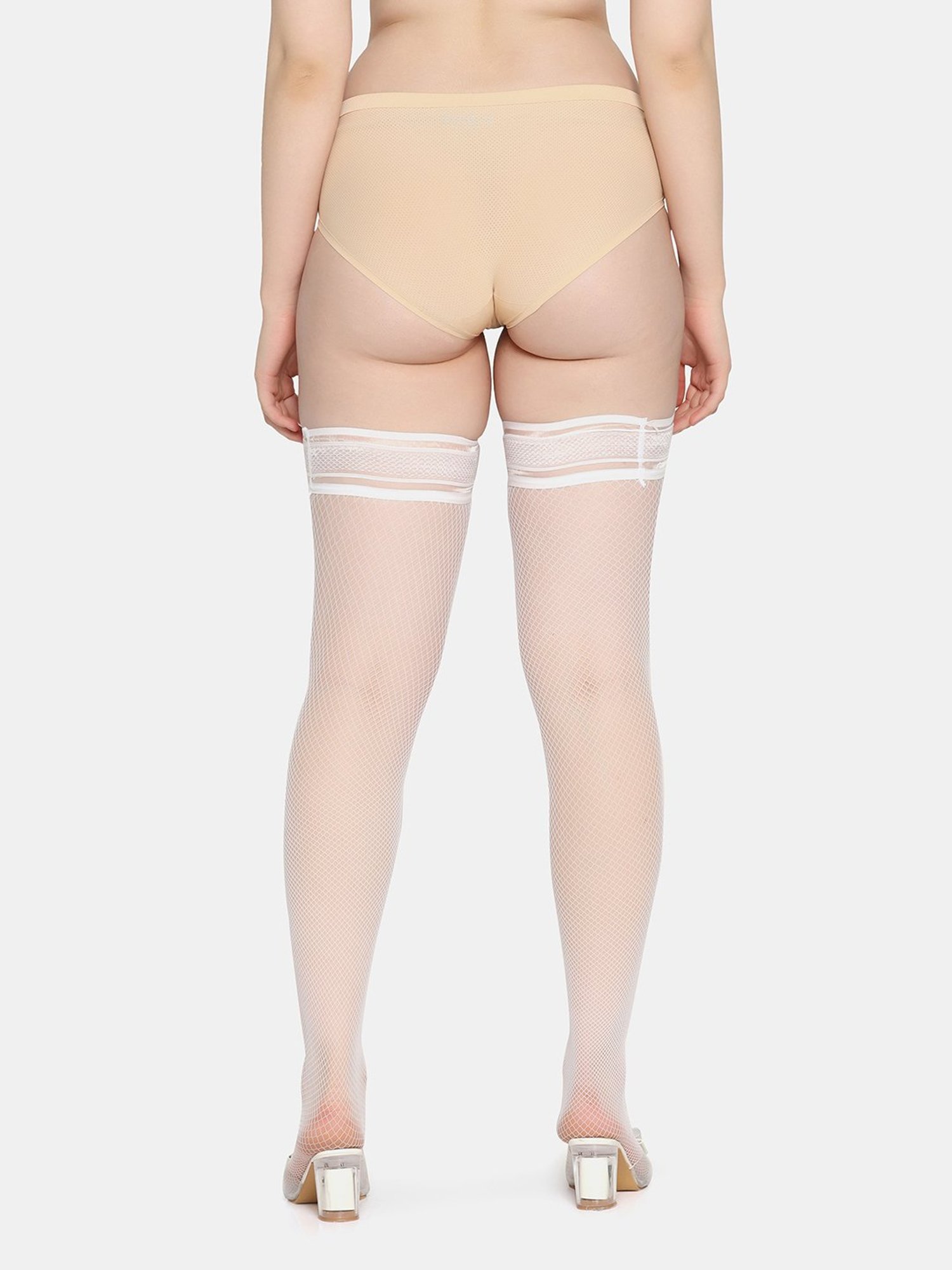 Da Intimo White Lace Stockings