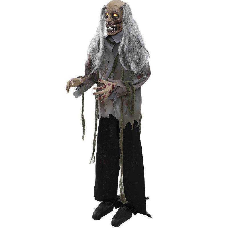 Halloween 34.0" 33" Light Up Wicked Witch Lighted Trick Treat  -  Decorative Holiday Scene Props