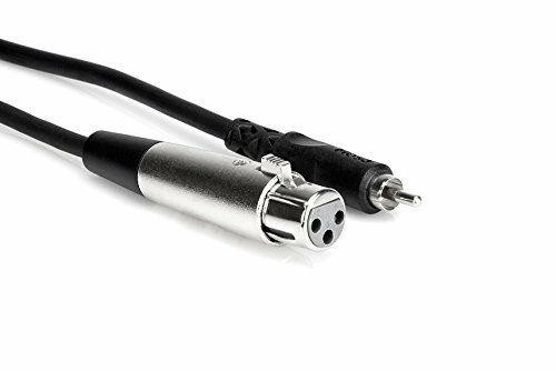 Hosa - XRF-110 - XLR Female to RCA Male Audio Interconnect Cable - 10