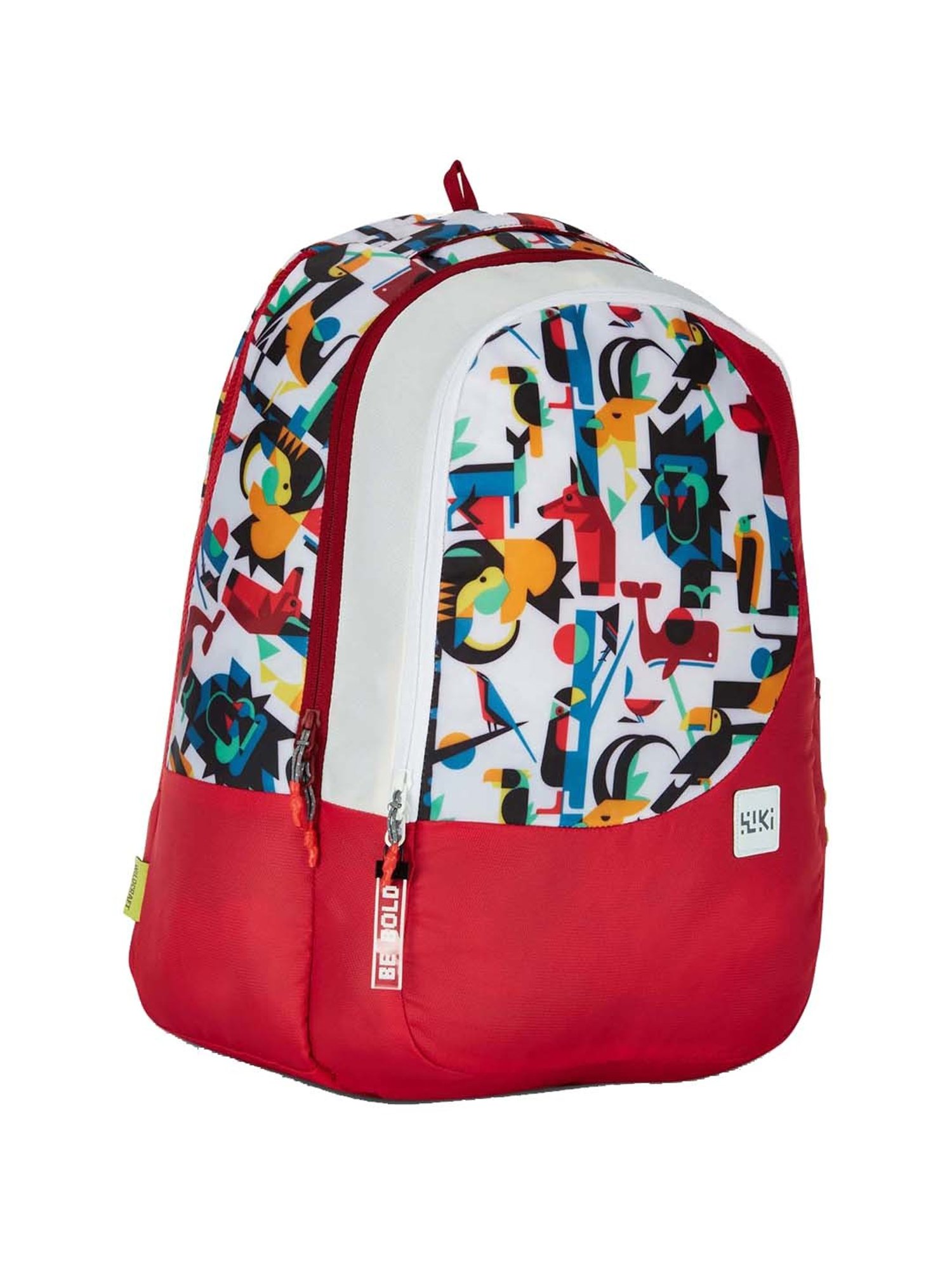 Wiki 29.5 Ltrs Red Medium Backpack