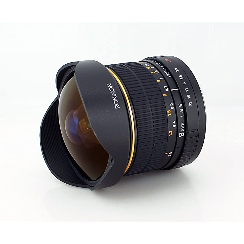 FE8M-N 8mm F3.5 Fisheye Fixed Lens for Nikon (Black)
