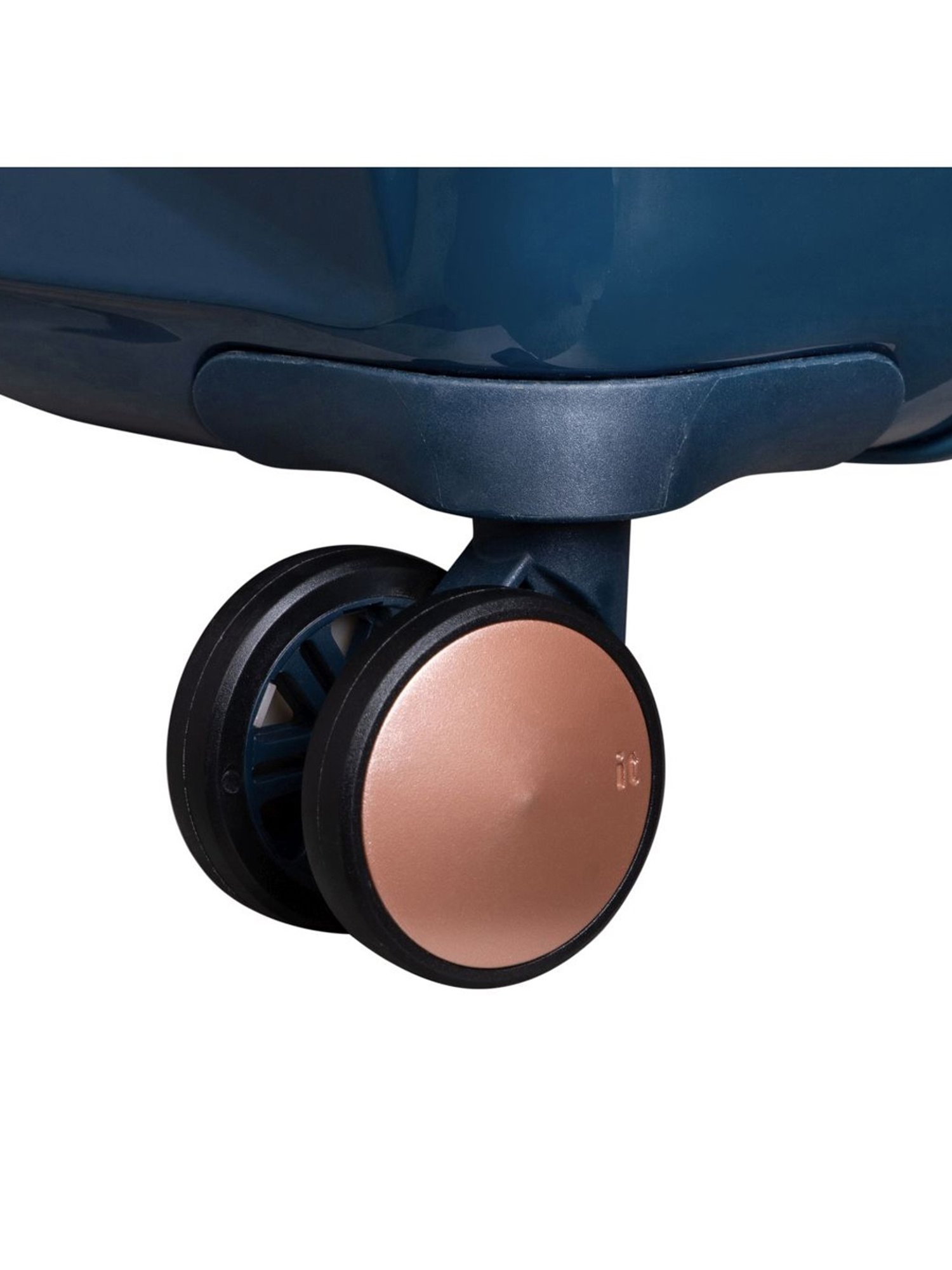 it luggage Certify Blue Cabin 20 inches Expandable Hardsided Trolley Bag with TSA Lock