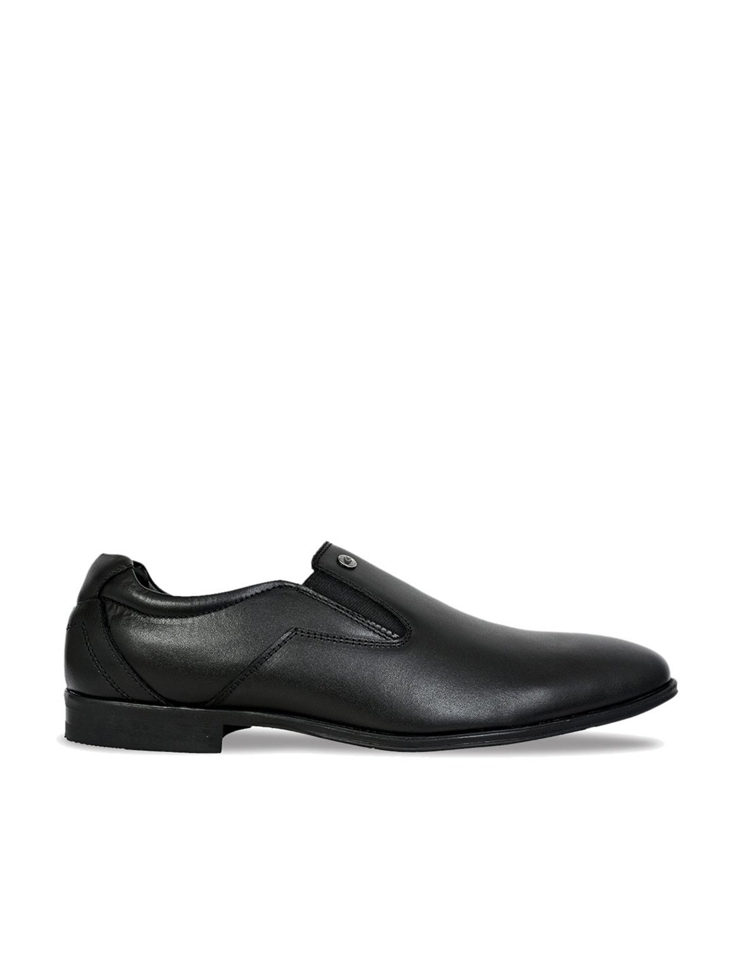 Allen cooper Men's Black Formal Loafers