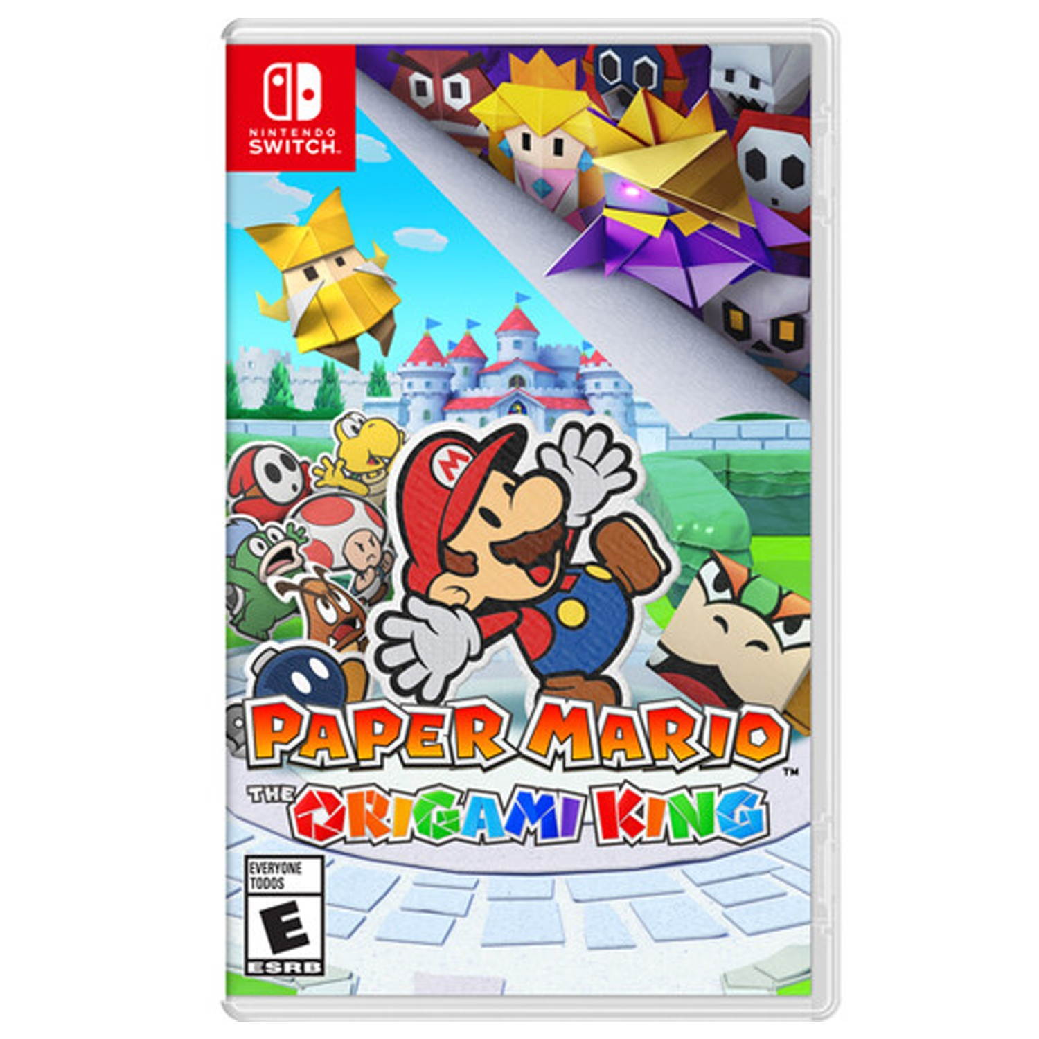 Nintendo Switch Lite Coral Bundle with Paper Mario: The Origami King and More
