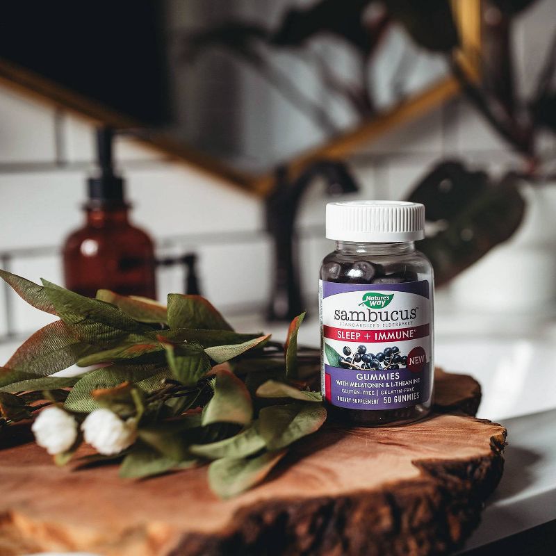 Nature's Way Sambucus Elderberry Sleep + Immune Gummies – 30ct