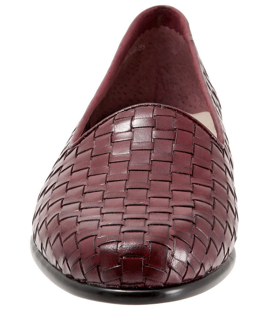 Trotters Liz Woven Detailed Block Heel Loafers