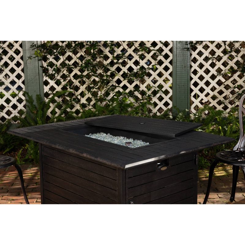 Longmont Aluminum Rectangle Fire Pit - Fire Sense