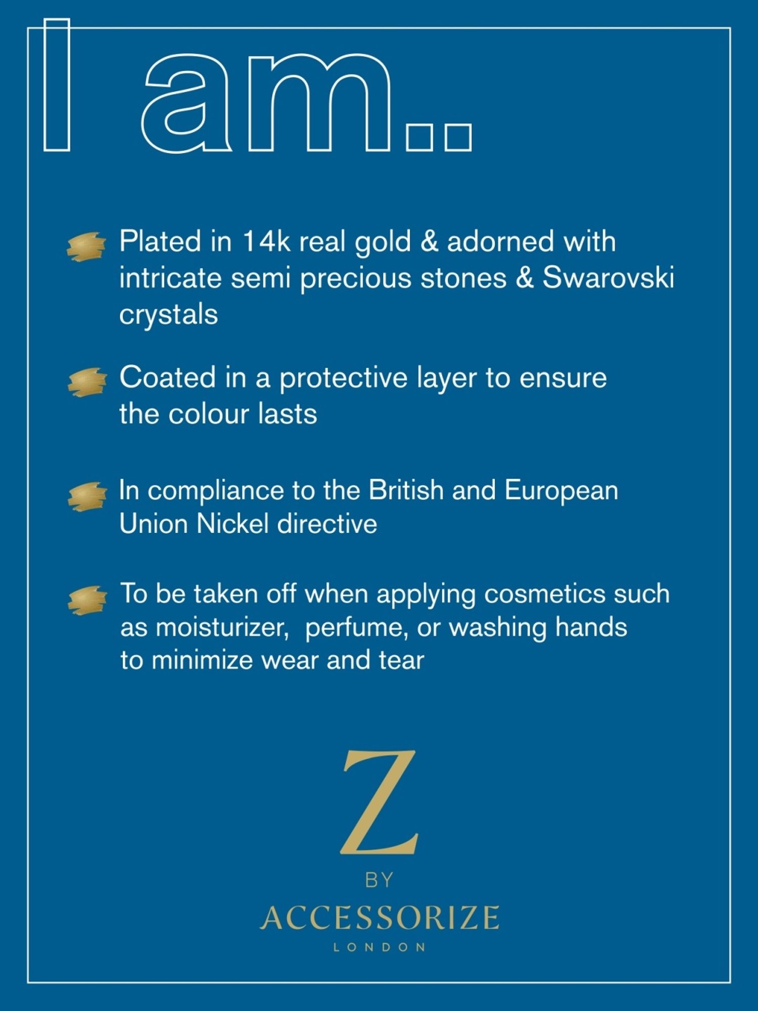 Accessorize London Multi Statement Beaded Hoop Earring